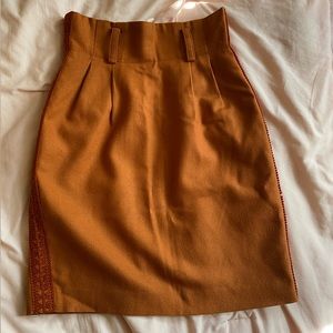 VINTAGE Orange Skirt